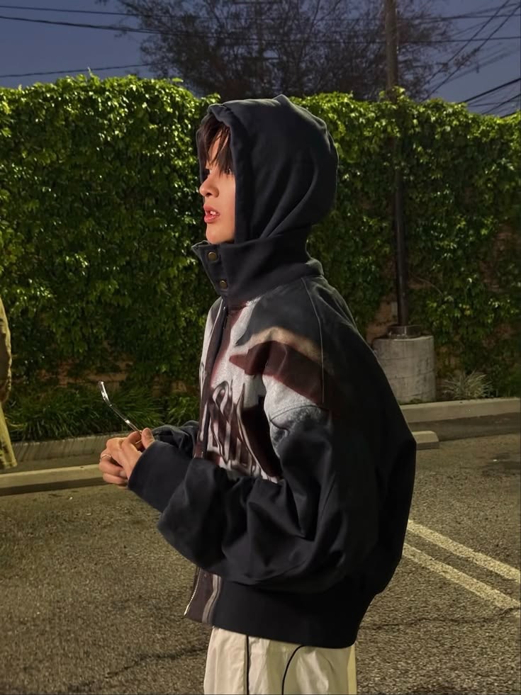 Jacob in a black jacket outdoors